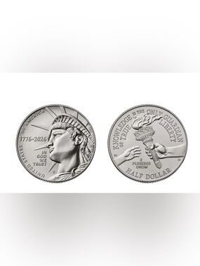 America 250 ENDURING LIBERTY HALF DOLLAR 1776-2026 Uncirculated Roll D Mint